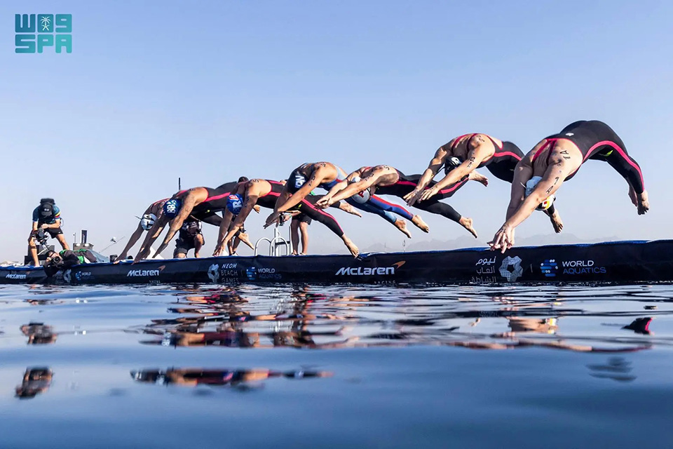 NEOM Beach Games Closes with Open Water Swimming Cup